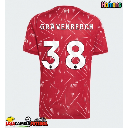 Camisa de Futebol Liverpool Ryan Gravenberch #38 Equipamento Principal 2026-27 Manga Curta
